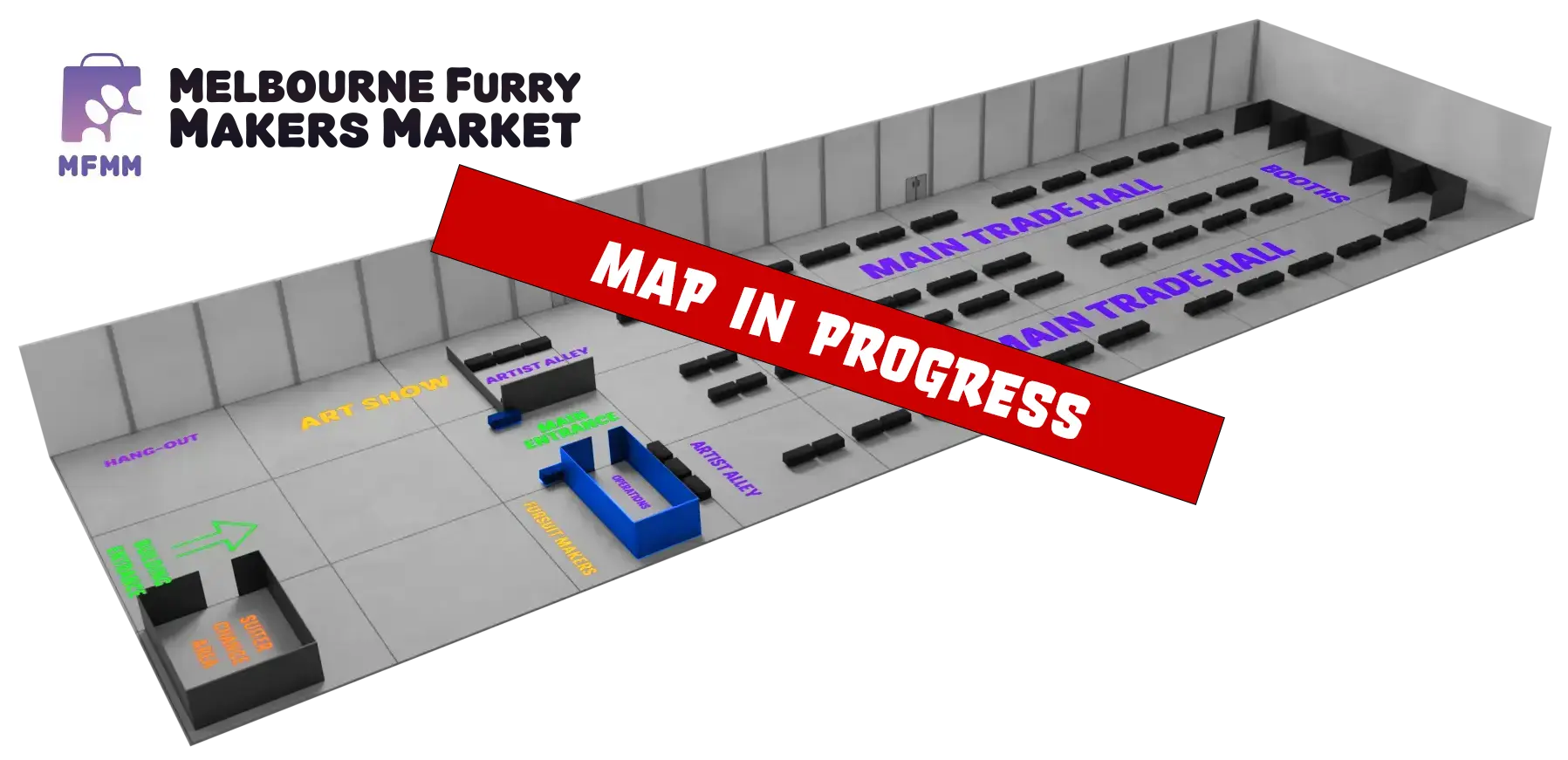 Melbourne Showgrounds Boulevard Pavilion Proposed Map
